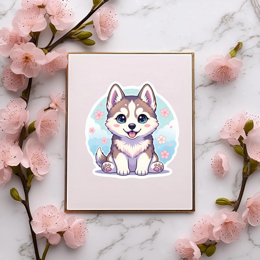 Baby Husky Sticker